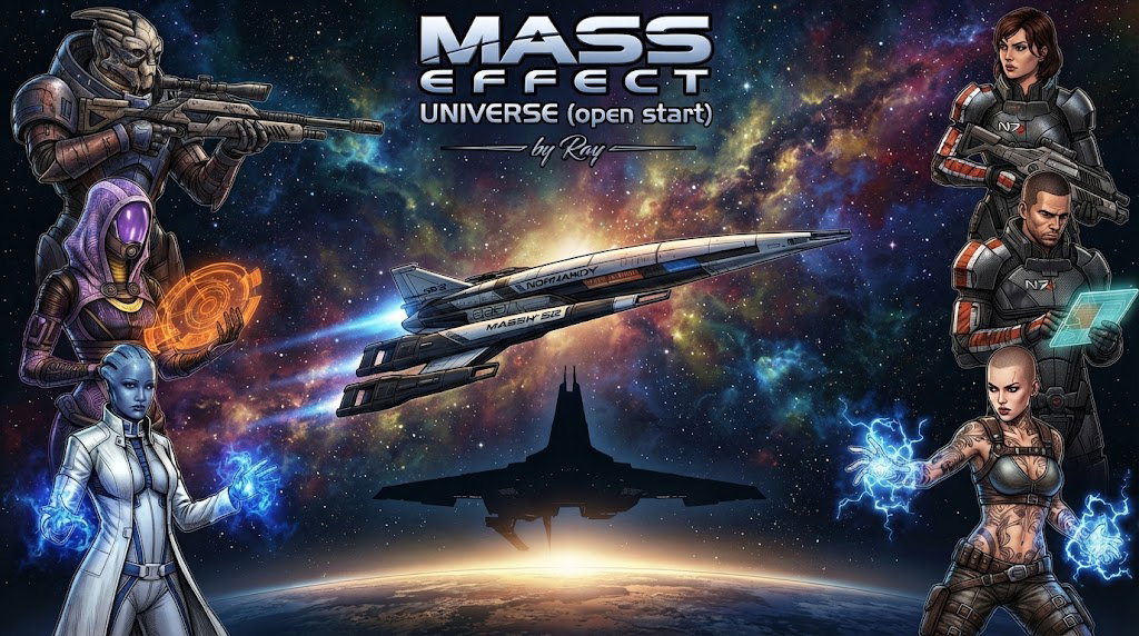 Cover art for Mass Effect Universe (open start) ... by Ray, an inner self scenario on AI Dungeon