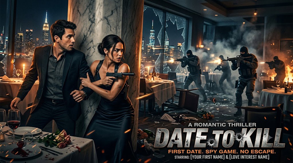 Cover art for Date to Kill ... by Ray, an inner self scenario on AI Dungeon