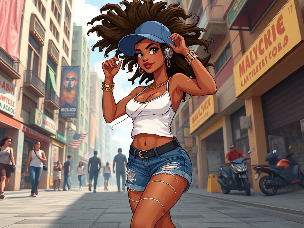 Cover art for Maria Maria, grew up in Spanish Harlem... by Ray, a narrative guidance scenario on AI Dungeon