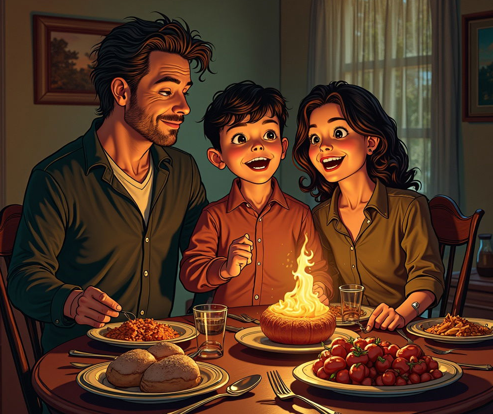 Cover art for Thanksgiving!! Meet the family!! by Ray, a family scenario on AI Dungeon