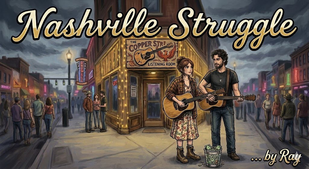 Cover art for 🎸Nashville Struggle ... by Ray (MPOV), an inner self scenario on AI Dungeon