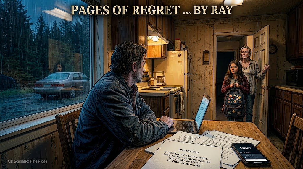 Cover art for Pages of Regret ... by Ray, an inner self scenario on AI Dungeon