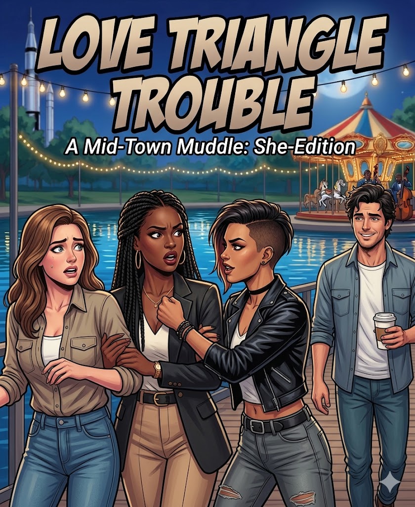 Cover art for Love Triangle Rescue ... by Ray FPOV, an inner self scenario on AI Dungeon
