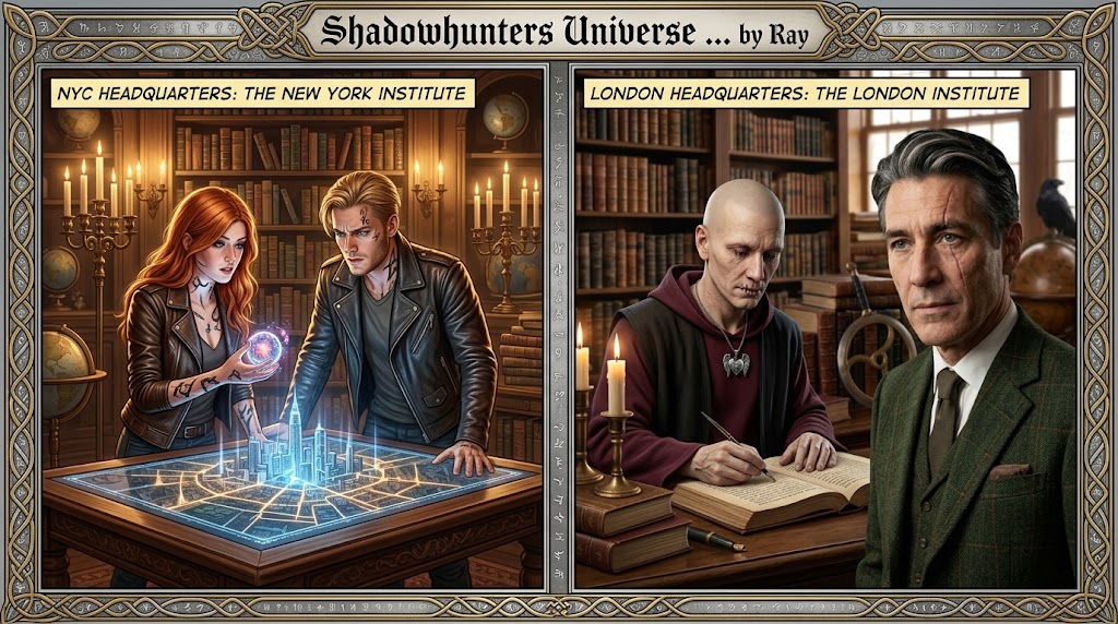 Cover art for Shadowhunter Universe ... by Ray, an urban fantasy world on Voyage