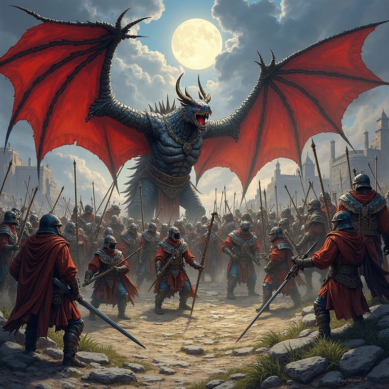 Cover art for Dragonlance universe, War of the Lance... by Ray, a narrative overhaul scenario on AI Dungeon