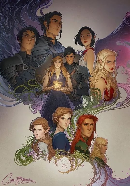Cover art for "A Court of Thorns and Roses" universe. by Ray (inner self update), a narrative guidance scenario on AI Dungeon