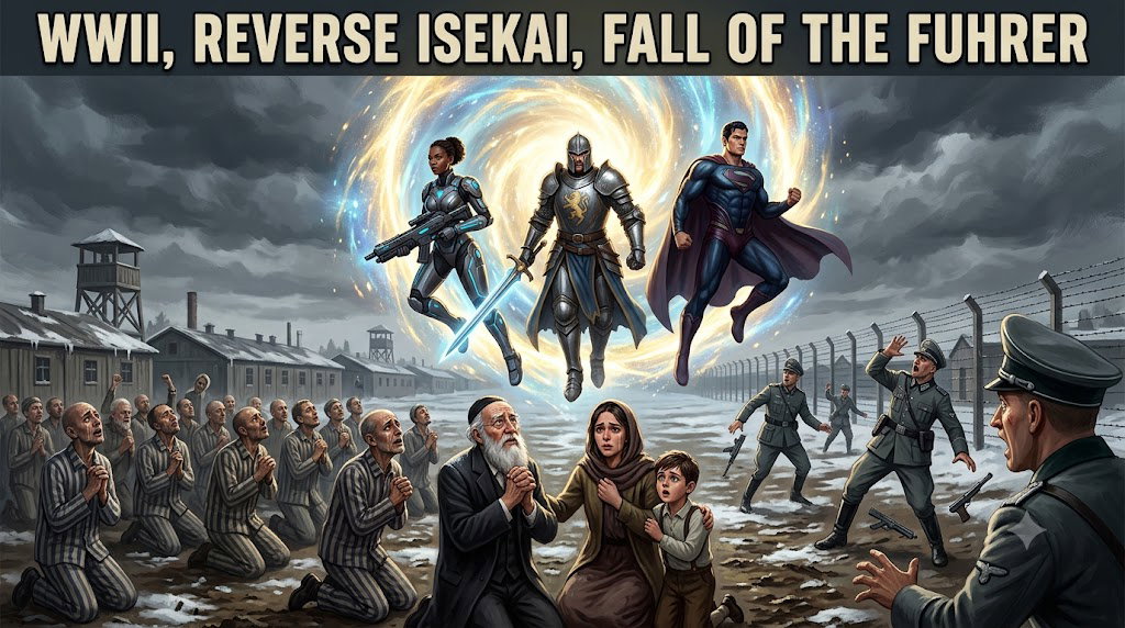 Cover art for Fall of the Fuhrer (reverse isekai) ... By Ray, an inner self scenario on AI Dungeon