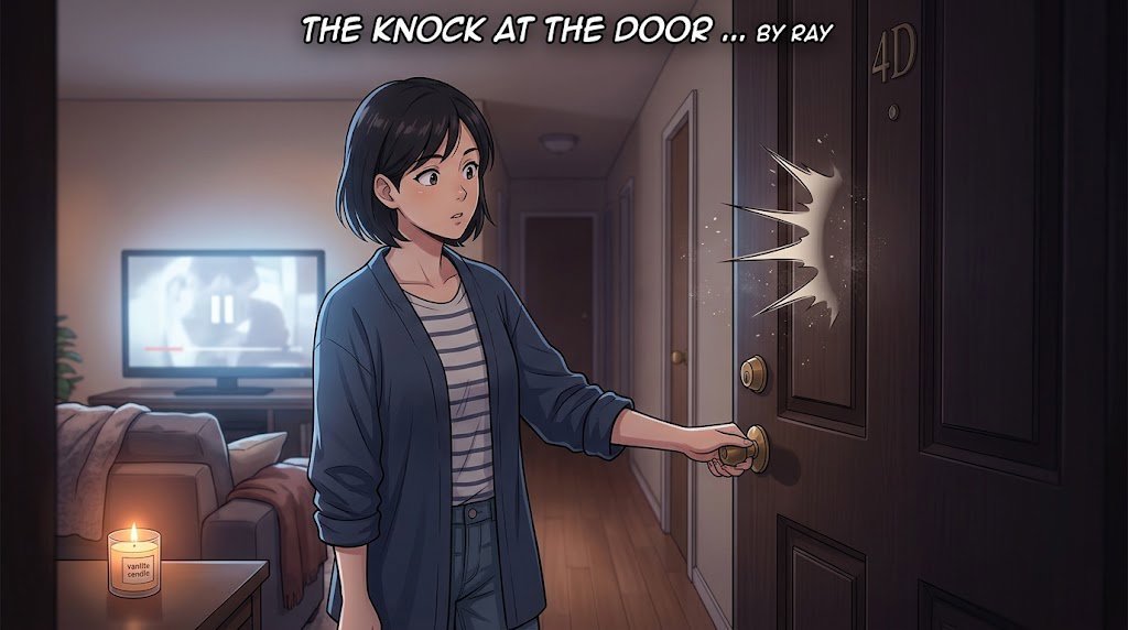 Cover art for The Knock at the Door ... by Ray, an inner self scenario on AI Dungeon