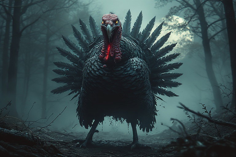 Cover art for The Turkeyle, an auto cards scenario on AI Dungeon