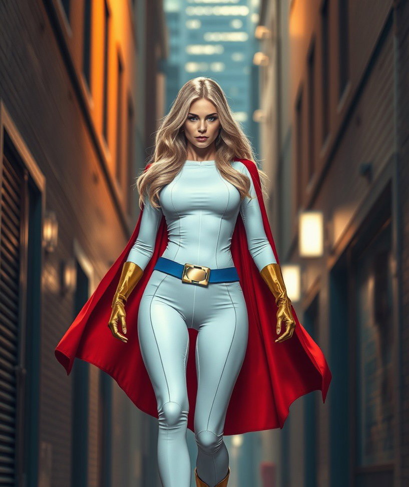 Cover art for The shadow of the hero, a superhero scenario on AI Dungeon