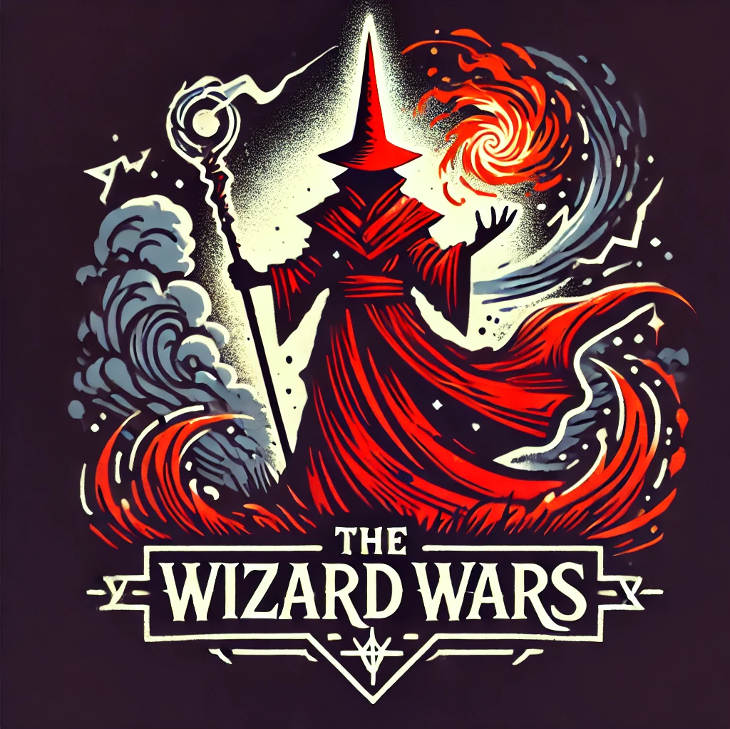 Cover art for Magicka: The Wizard Wars, a magic scenario on AI Dungeon