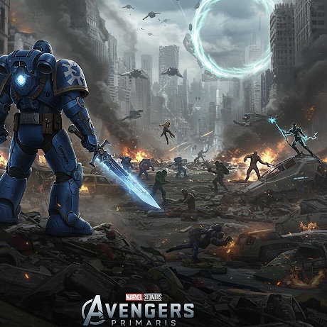 Cover art for Avengers: Primaris, an avengers scenario on AI Dungeon