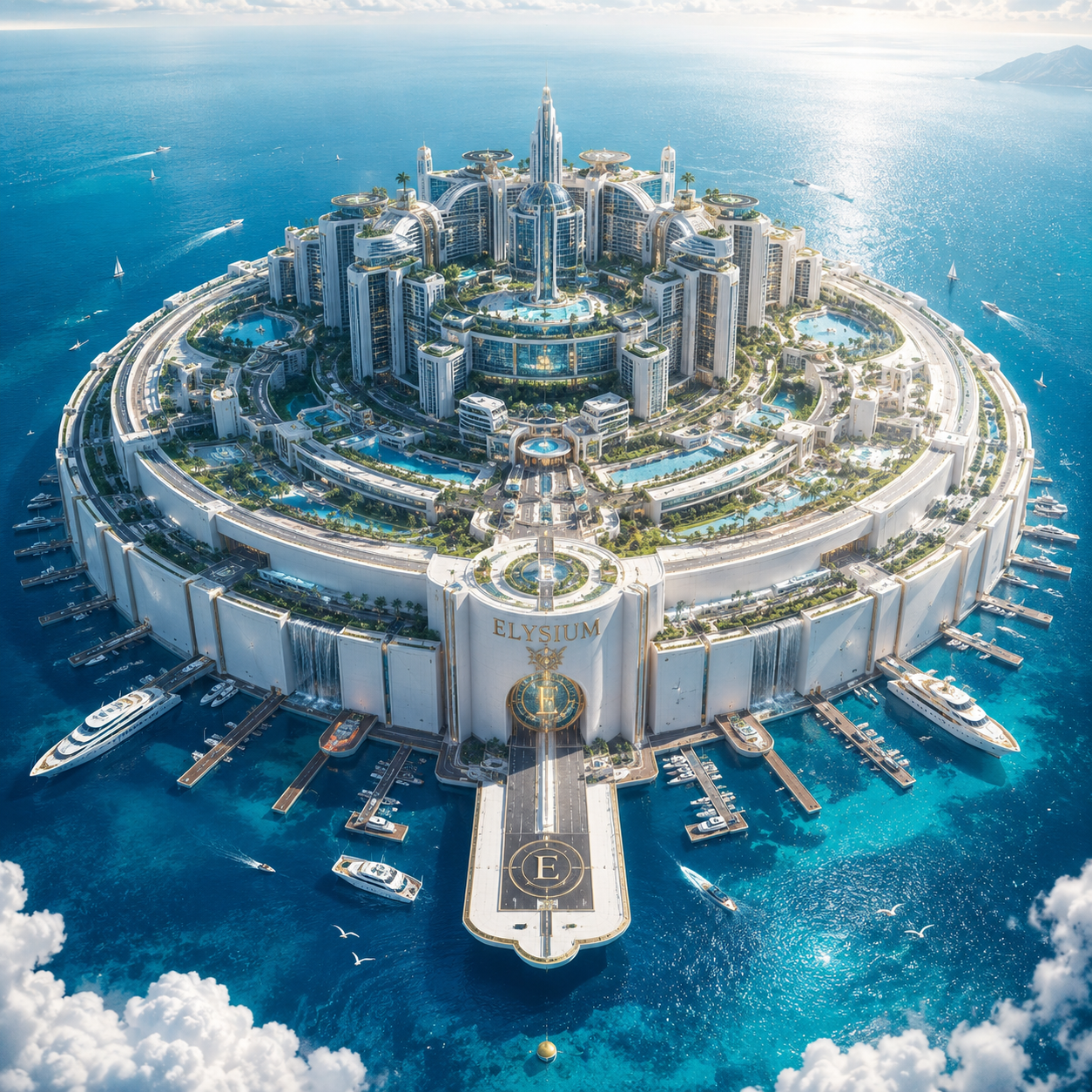Cover art for Elysium, a resort scenario on AI Dungeon