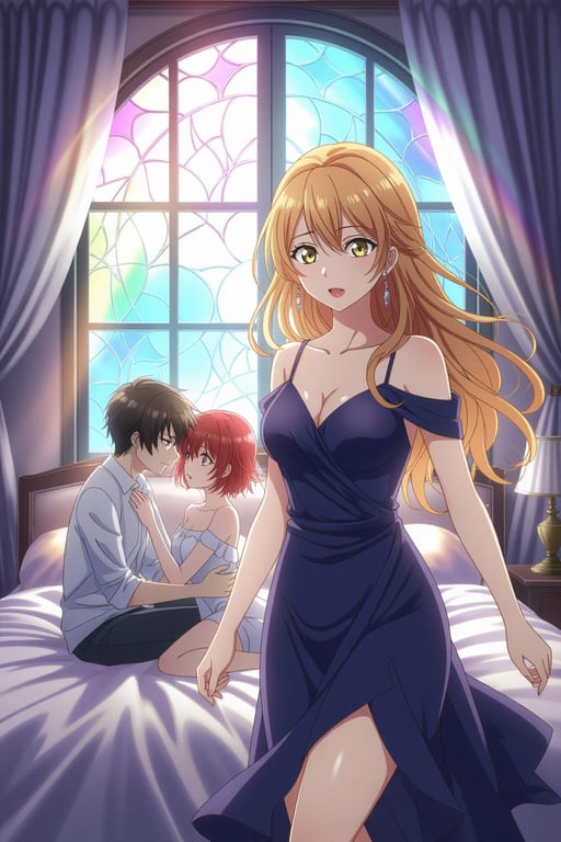 Cover art for We prepared a surprise for my girlfriend and her best friend., a girlfriend scenario on AI Dungeon