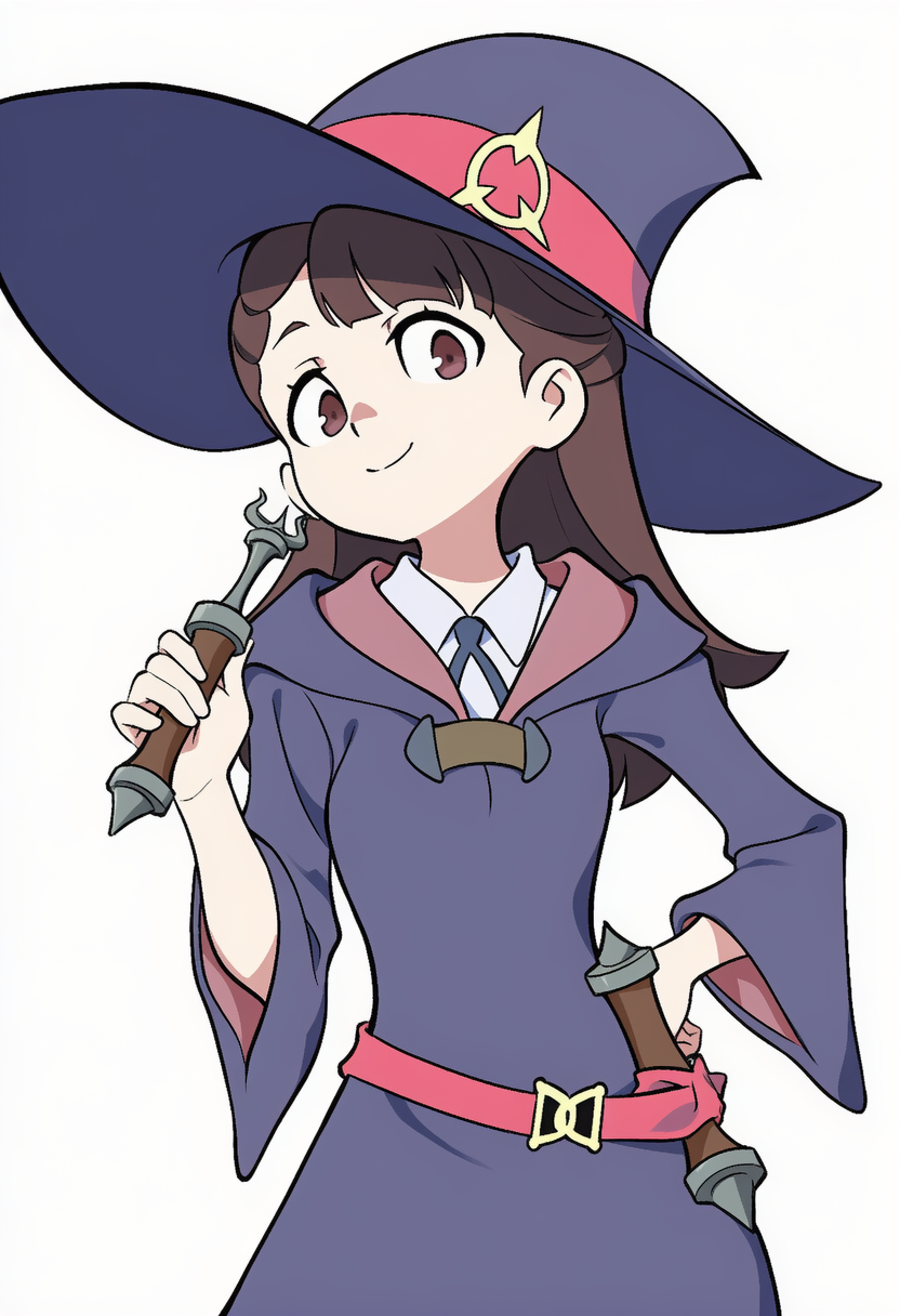 Cover art for Little Witch Academia, a romance scenario on AI Dungeon