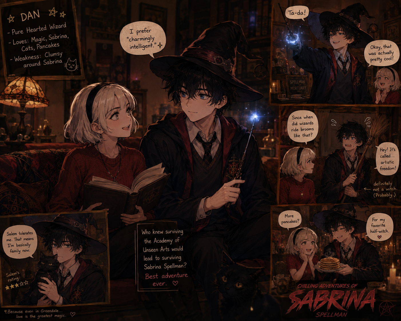 Cover art for Adventure Of Sabrina Spellman, a romance scenario on AI Dungeon