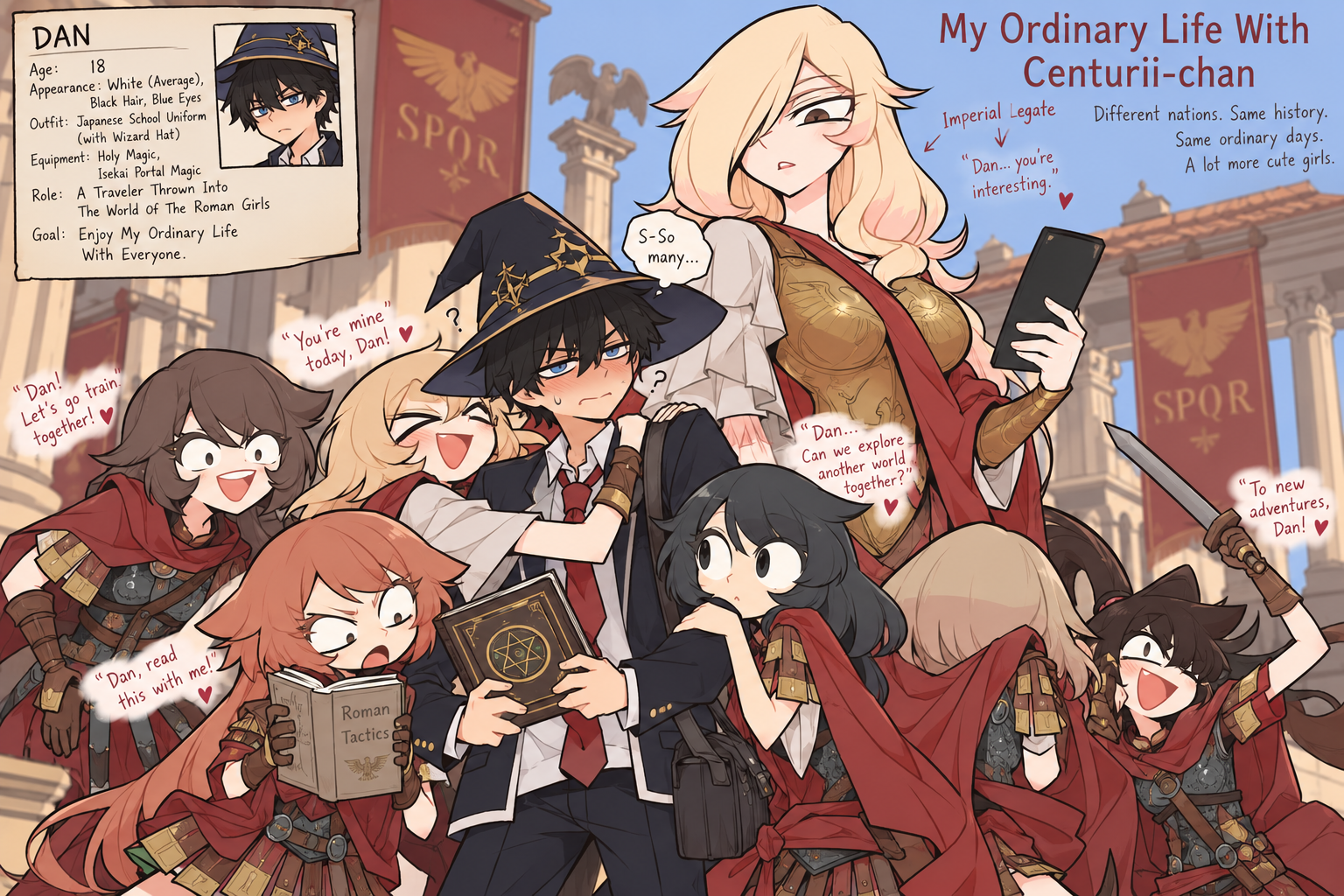 Cover art for My Ordinary Life With Centurii Chan, an anime scenario on AI Dungeon