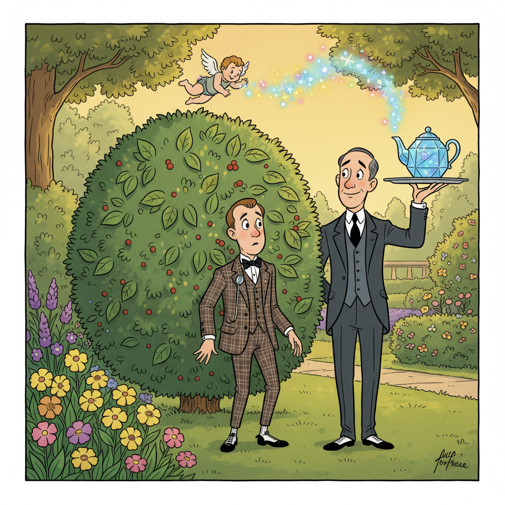 Cover art for Very Good, a humor scenario on AI Dungeon