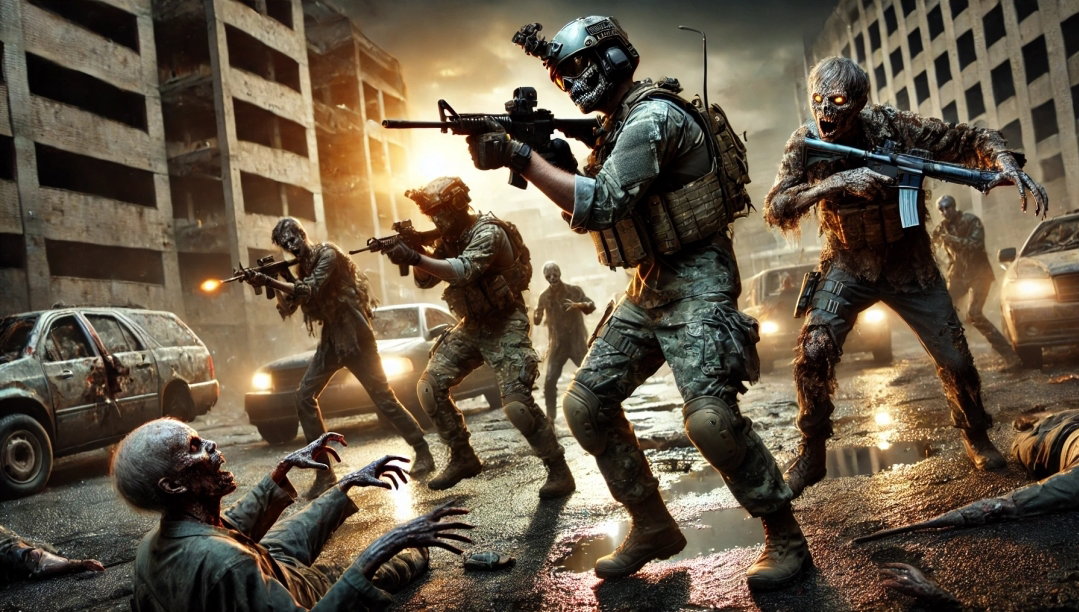 Cover art for Sector Zero, a zombie scenario on AI Dungeon