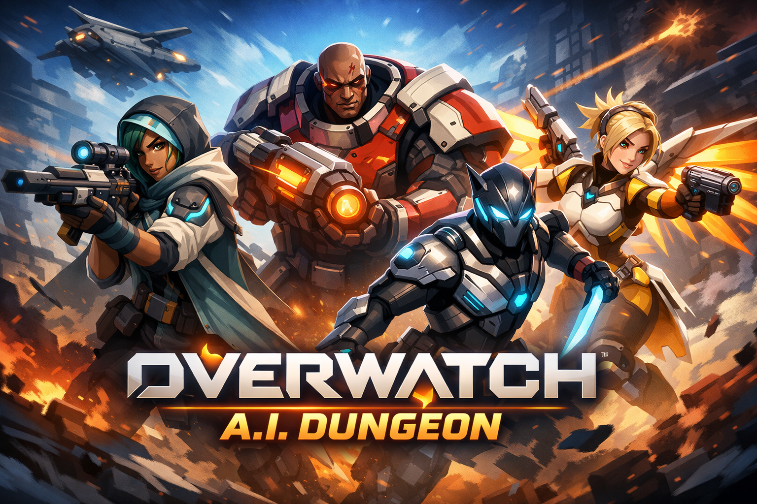 Cover art for Overwatch Roleplay, an overwatch scenario on AI Dungeon