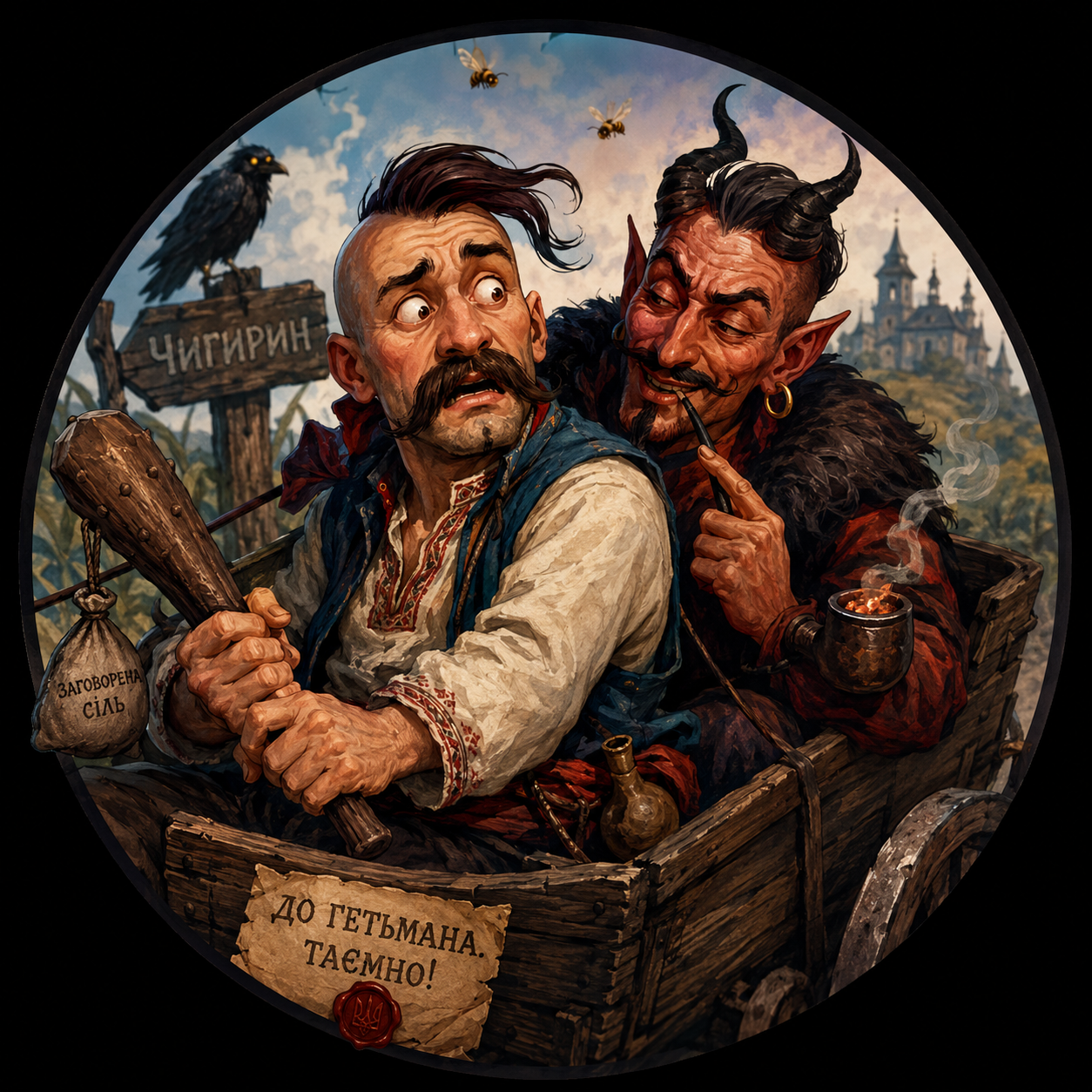 Cover art for Подорож з дідьком , a козаки scenario on AI Dungeon