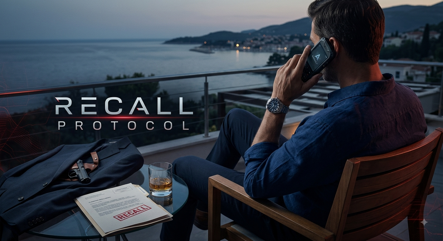 Cover art for Recall Protocol, a spy scenario on AI Dungeon