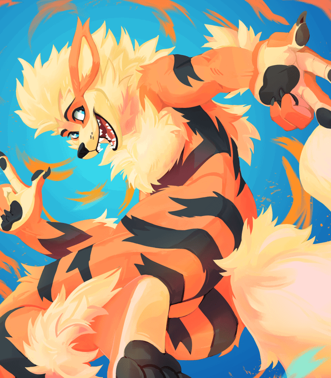 Cover art for Anthro Pokémon, a pokemon scenario on AI Dungeon