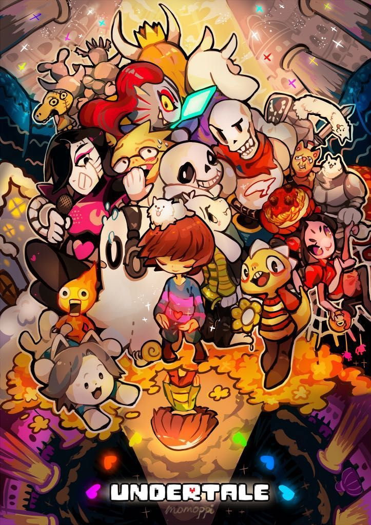 Cover art for Underground mishaps, an undertale scenario on AI Dungeon