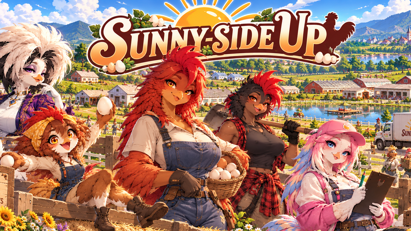 Cover art for Sunny-Side Up!, a farm scenario on AI Dungeon