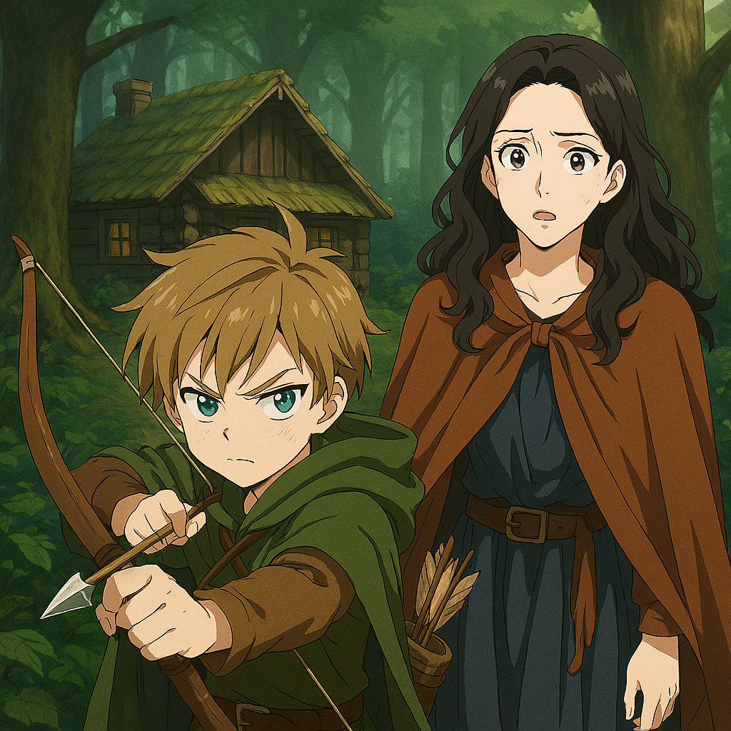 Cover art for The Wildborn Child, a fantasy scenario on AI Dungeon