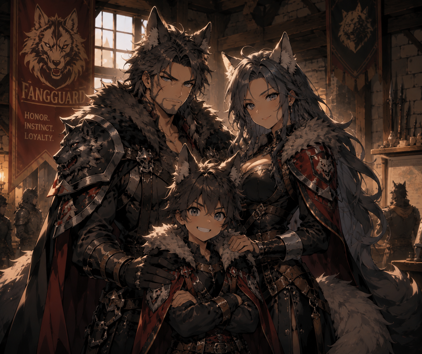 Cover art for Raised By wolf Warrior Parents, a fantasy scenario on AI Dungeon