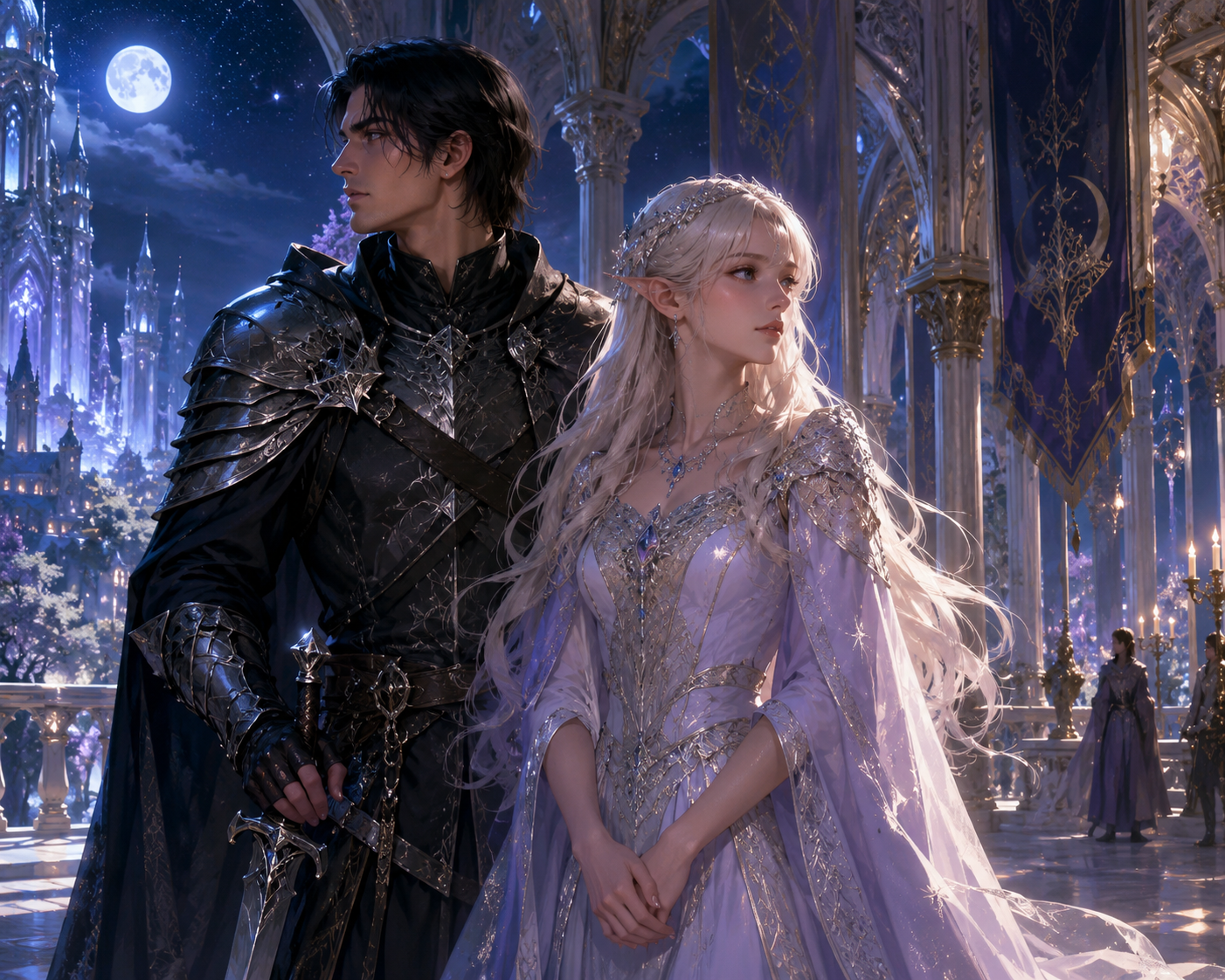 Cover art for Body Guard For the Elf Princess, a fantasy scenario on AI Dungeon