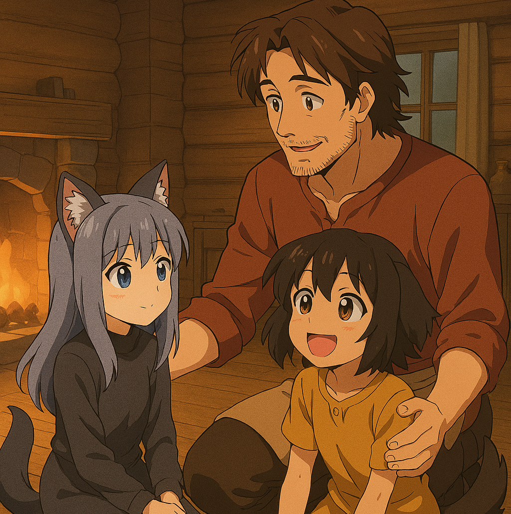 Cover art for The Cabin That Became a Home: Parenting, a cozy scenario on AI Dungeon