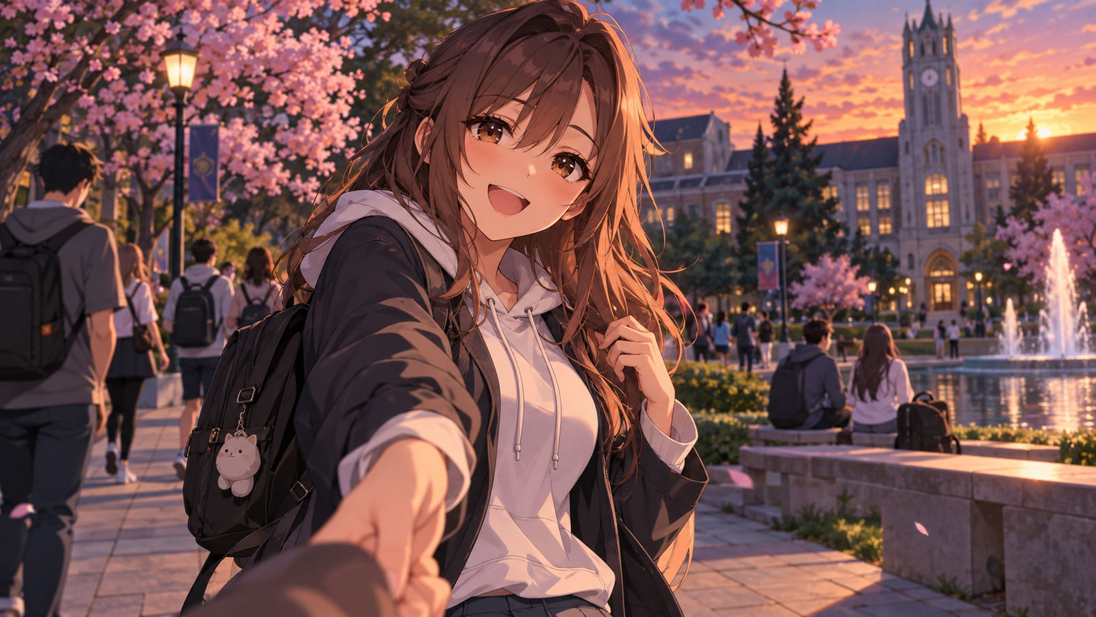 Cover art for The Light Between Lectures, a romance scenario on AI Dungeon