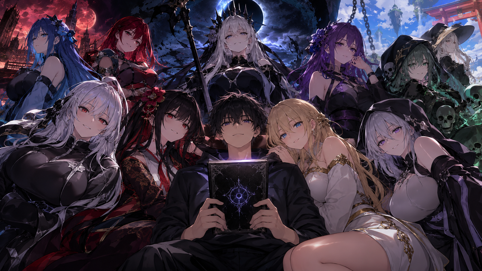 Cover art for Shinigami Harem Note, a shinigami scenario on AI Dungeon