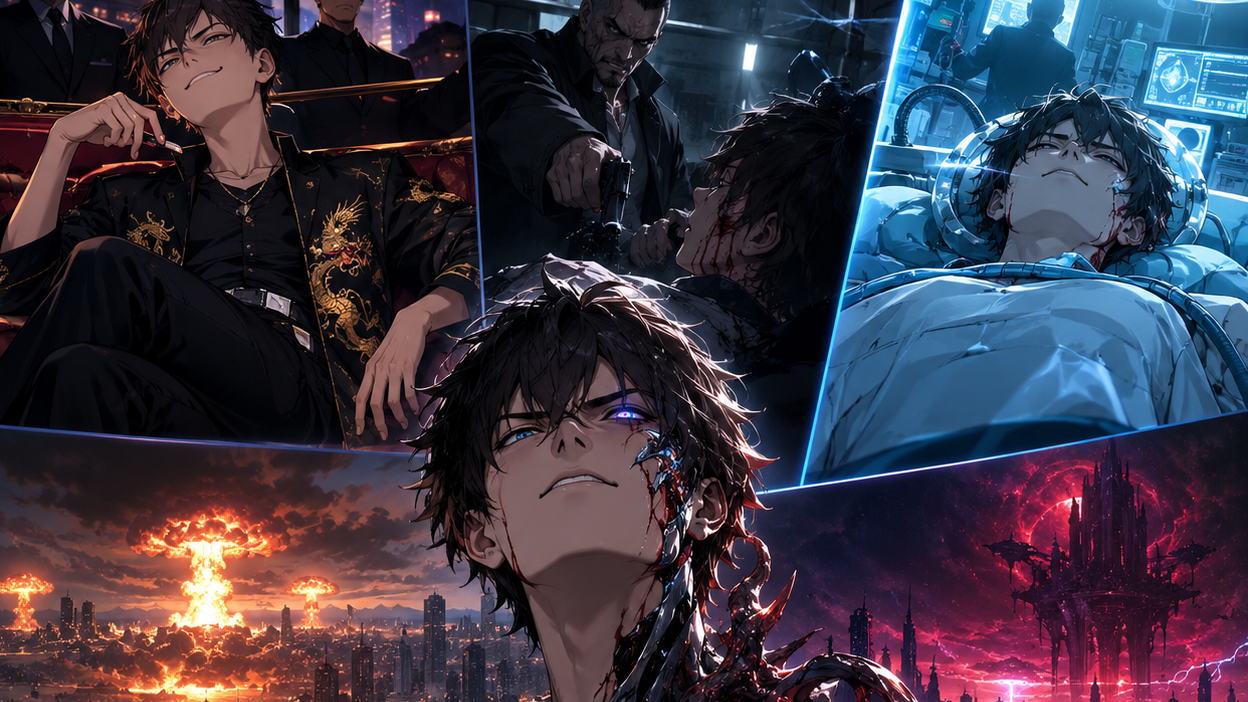 Cover art for Ashes of Two Earths on AI Dungeon