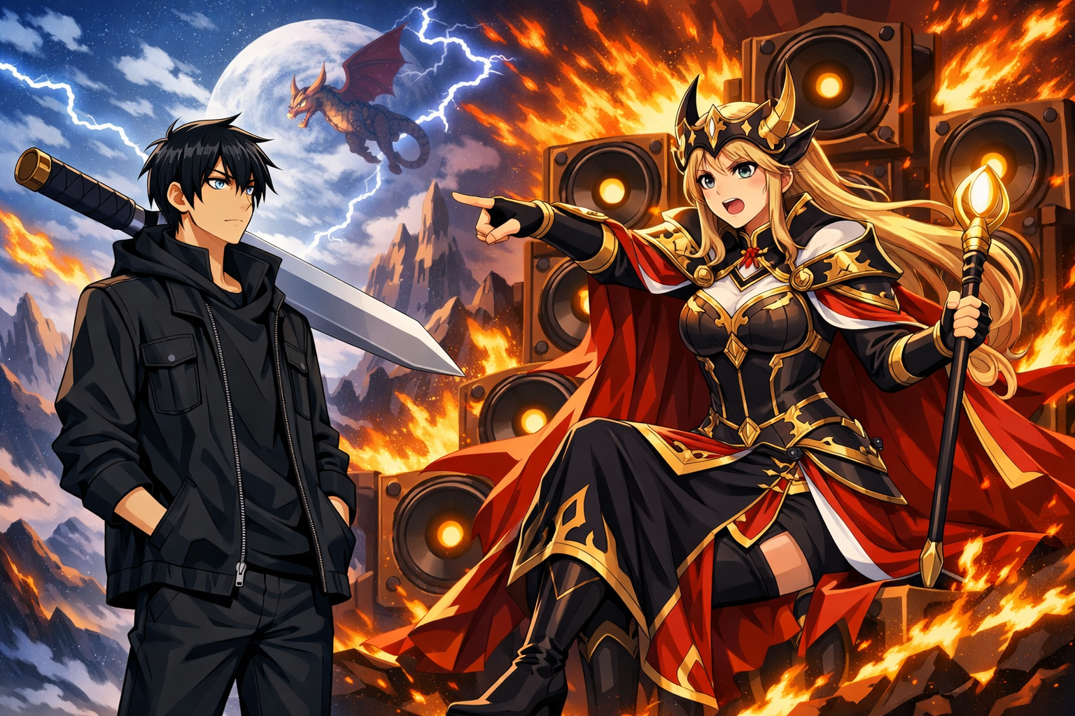 Cover art for The Goddess of Overreaction on AI Dungeon