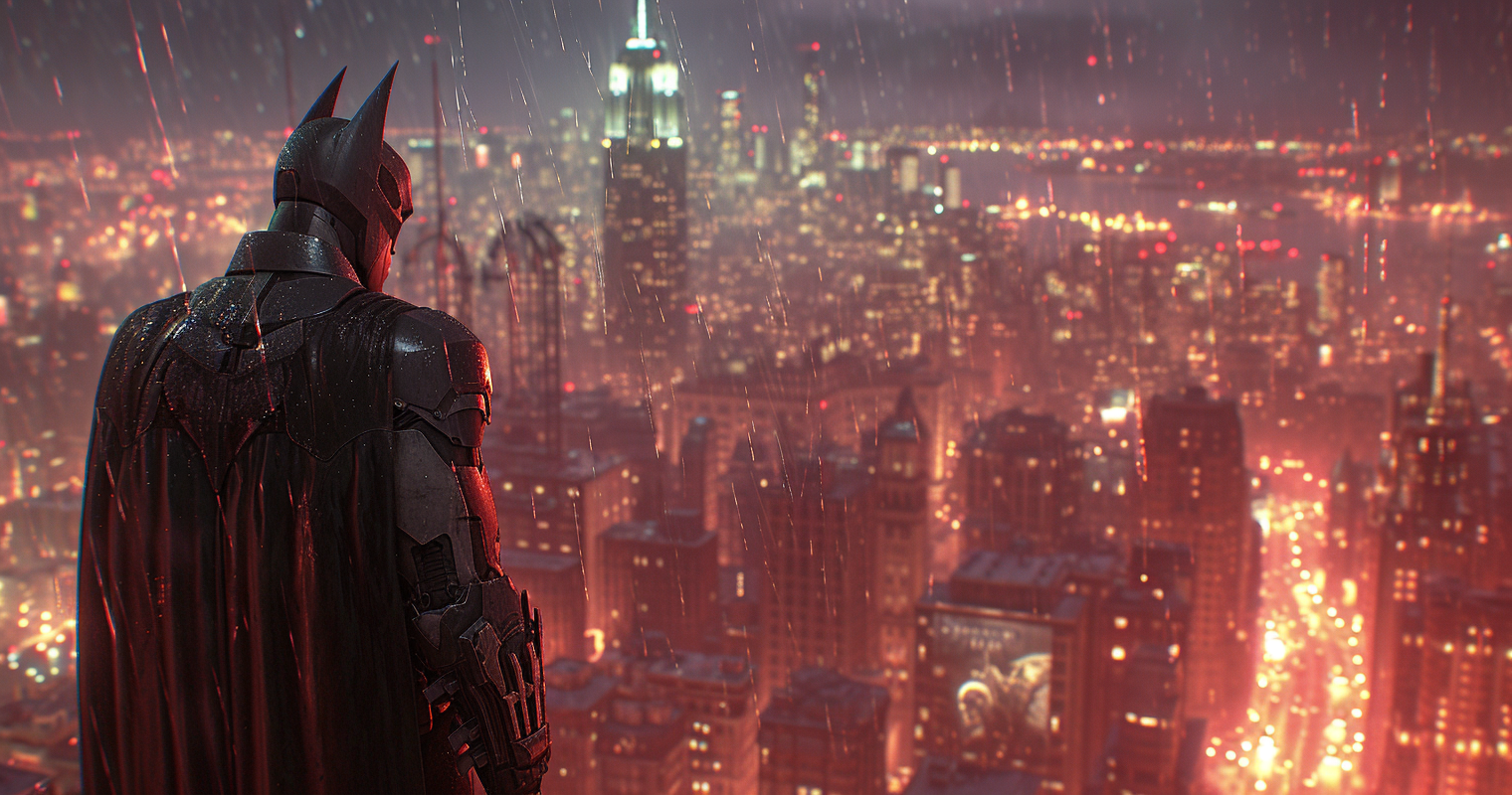 Cover art for Batman Night Time Patrol Simulator , a batman scenario on AI Dungeon