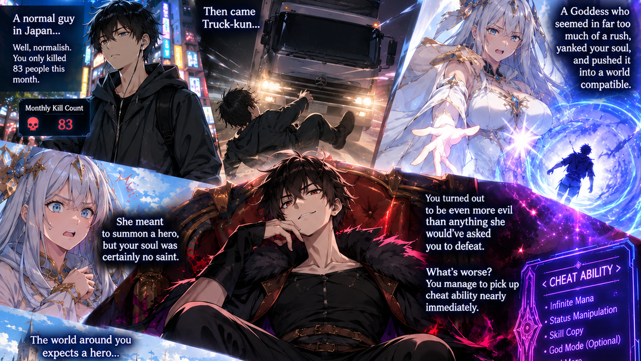 Cover art for The demonlord summoned as the hero , a comedy scenario on AI Dungeon