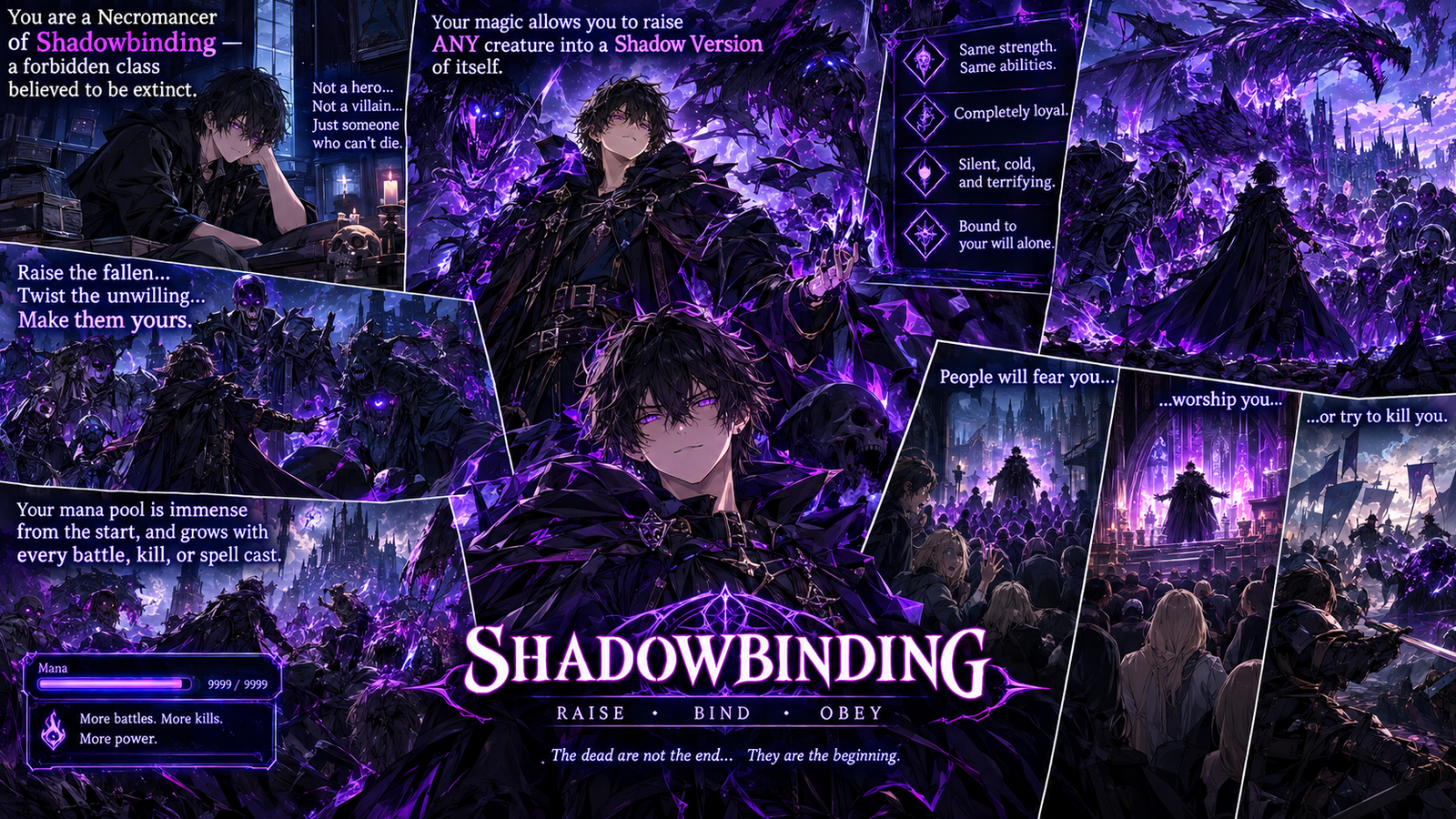 Cover art for OP Necromancer Fantasy, a fantasy scenario on AI Dungeon