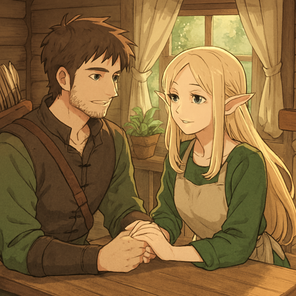 Cover art for The Elf Who Chose You , a cozy scenario on AI Dungeon