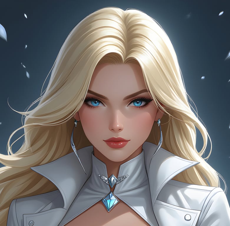 Cover art for A Dinner date with Emma Frost., an emma frost scenario on AI Dungeon