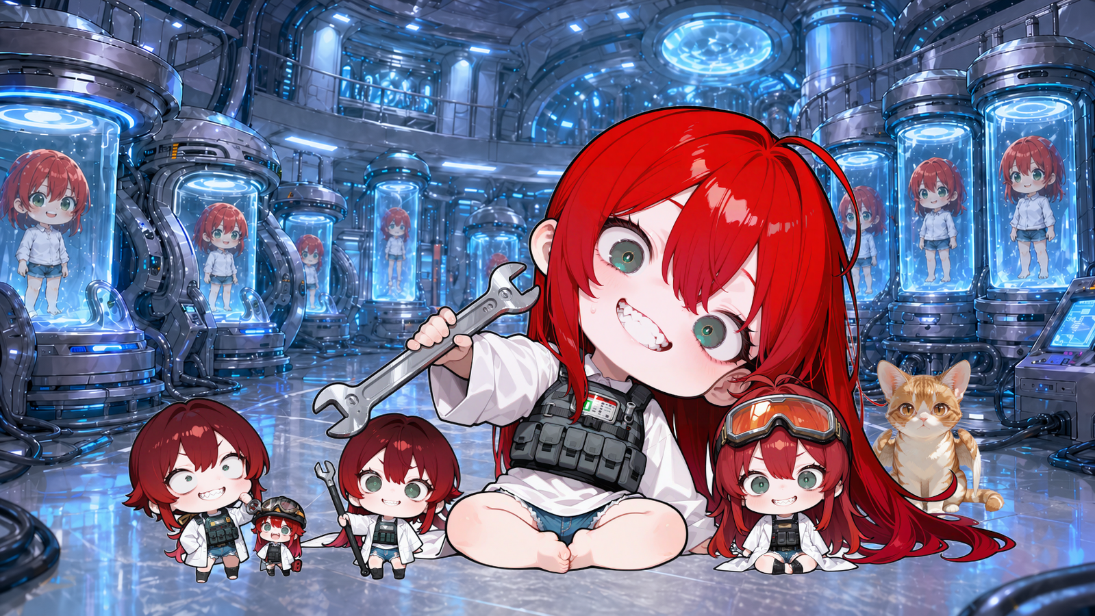 Cover art for Robin: Containment Breach, a robin scenario on AI Dungeon