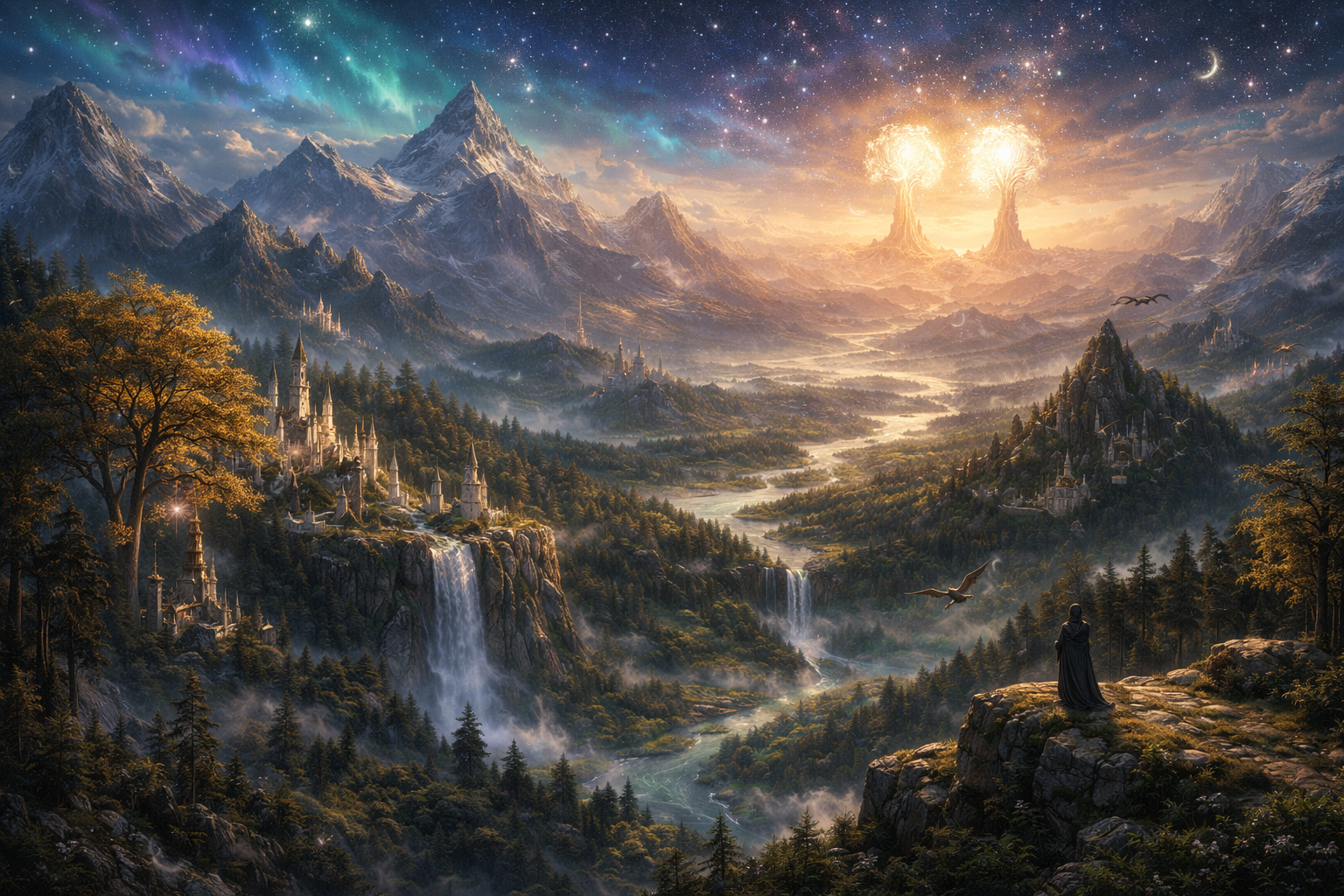 Cover art for Eä: The Chronicle of Arda, a lord of the rings scenario on AI Dungeon
