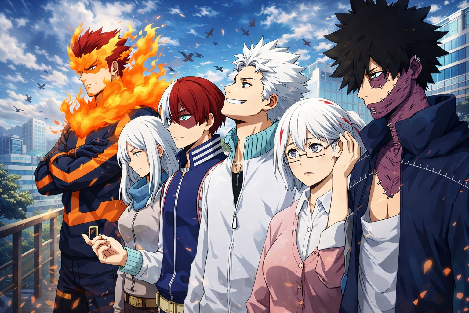 Cover art for To Endeavor for Tomorrow, a my hero academia scenario on AI Dungeon