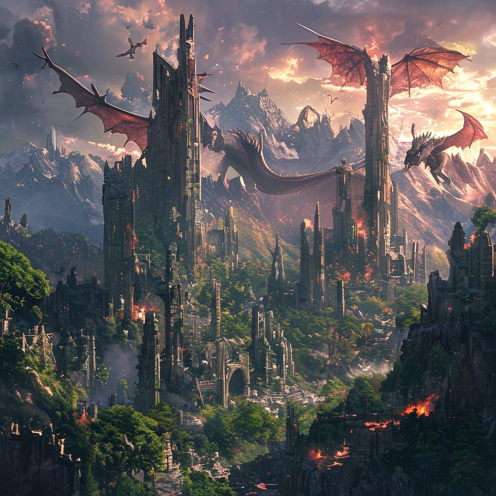 Cover art for Eragon, a dragons scenario on AI Dungeon