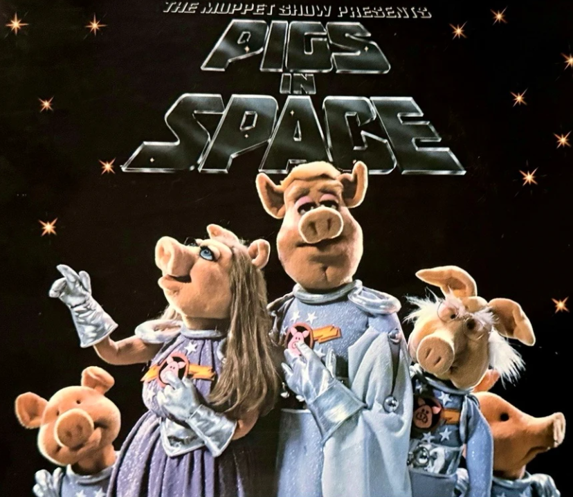 Cover art for Pigs In Space, a parody scenario on AI Dungeon