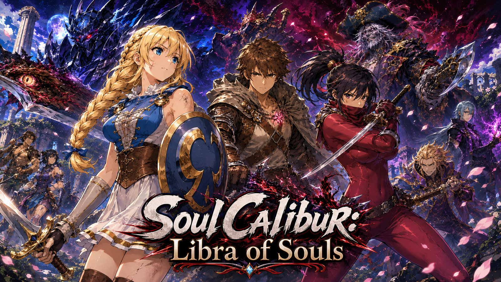 Cover art for SoulCalibur: Libra of Souls, a soulcalibur scenario on AI Dungeon