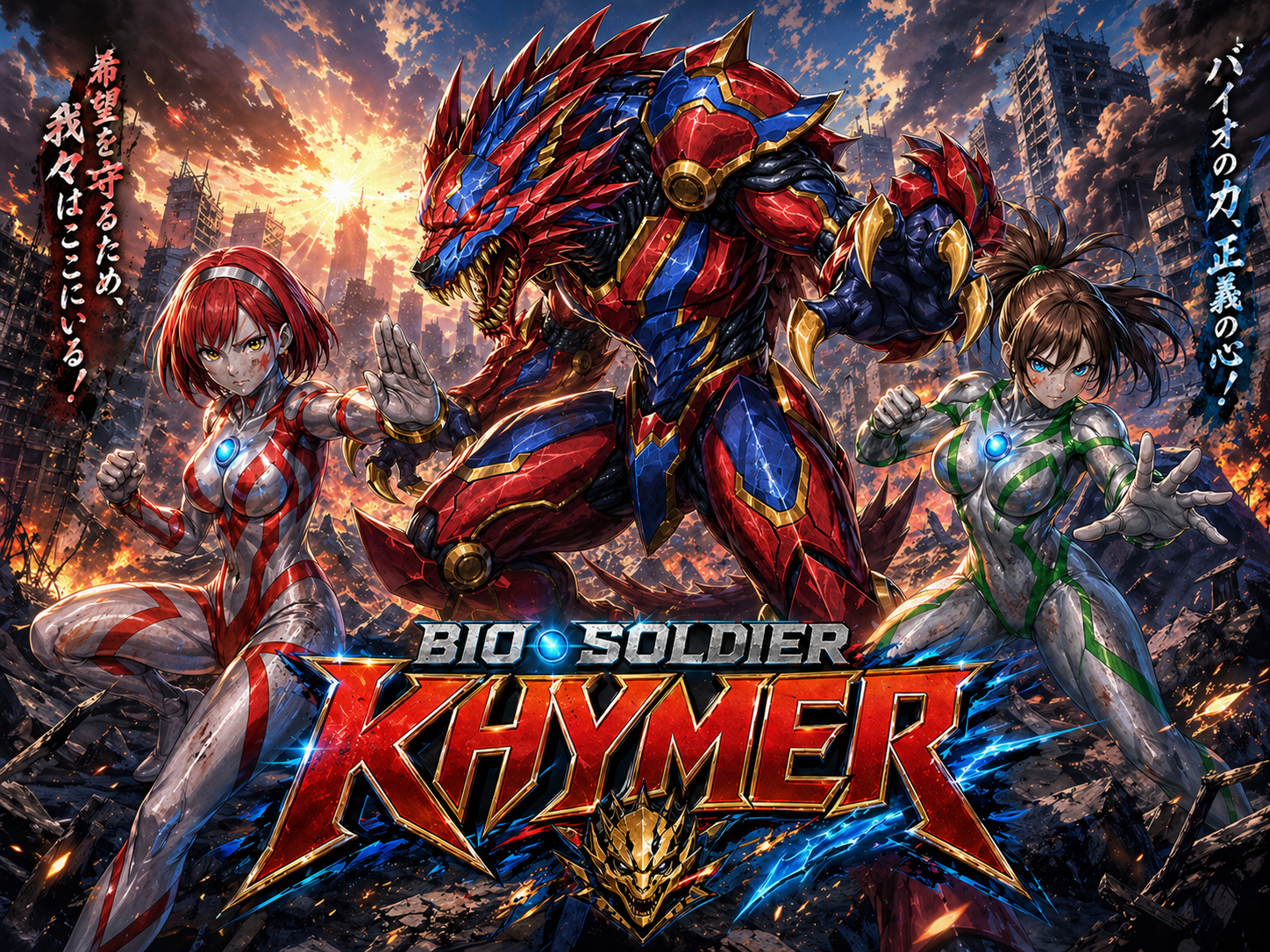 Cover art for Bio-Soldier Khymer, a scifi scenario on AI Dungeon