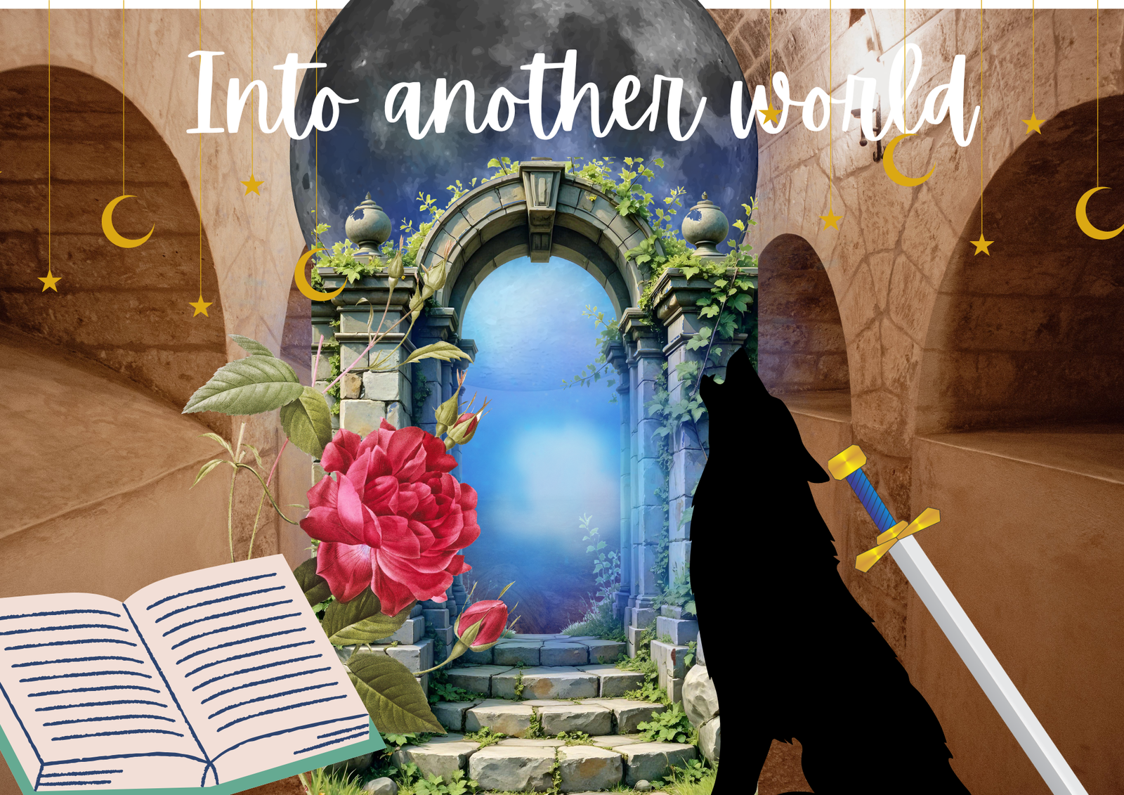 Cover art for Into another world, a magic scenario on AI Dungeon